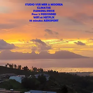 Vaimiti Pour 2 Personnes Vue Et Moorea Faaa